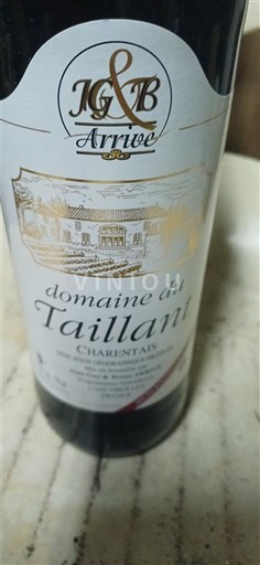 Akvitanska in Charentes Šarentec Domaine Taillant Neleten.