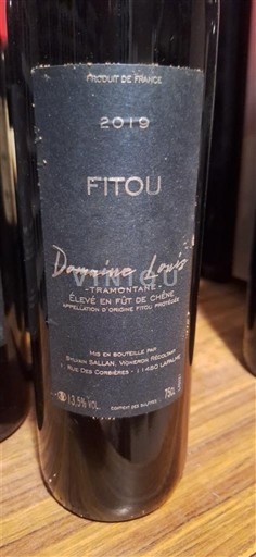 Languedoque Fitou Domaine Louis Tramontane 2019