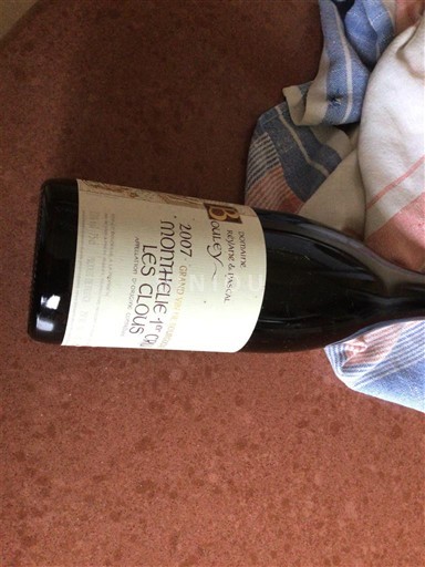 Burgundy Monthélie Premier Cru Domaine Buisson-Charles Les Clous 2007