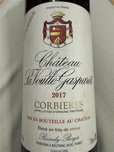 Languedoc Corbières Château La Voulte-Gasparets 2017