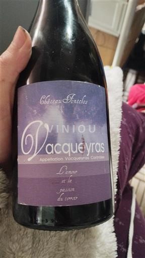 Rhône-dalen Vacqueyras Château Fontclos 2007