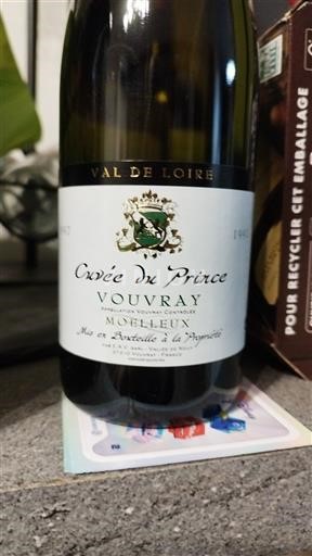 Dolina Loare Vouvray Cuvée du Prince Neleten.