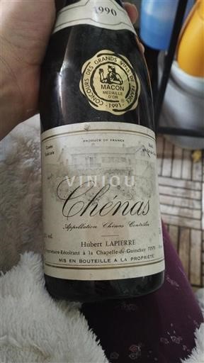 Beaujolais Chénas Hubert Lapierre Speciale 1990