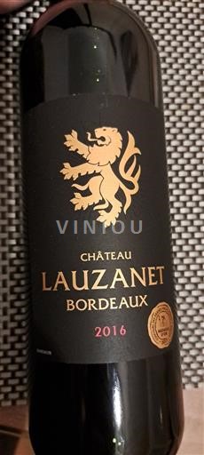 Bordeaux Château Lauzanet 2016