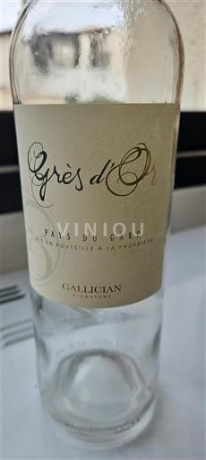 Rhône-dalen Ikke specificeret Gallician Grès d'Or Ikke årgangsbestemt