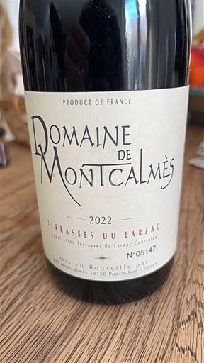 Languedoc Terrasses-du-larzac Domaine Montcalmès 2022