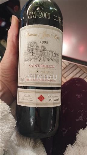 Bordeaux Saint-Émilion Château Jean remi Prestige 1998