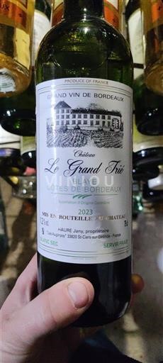 Bordeaux Blaye-Côtes-de-Bordeaux Château Le Grand Trié 2023
