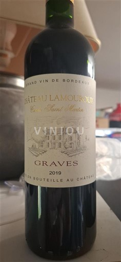 Bordeaux Graves Château Lamourduy Saint Martin 2019