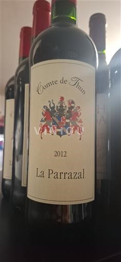 Bordéus Bordeaux Superior Comte de Thun La Parrazal 2012