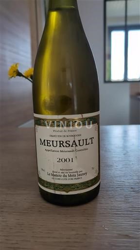 Borgoña Meursault Le Manoir du Mets Jauney 2001