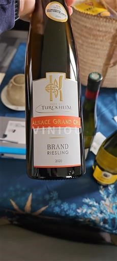 Alsace Riesling Grand Cru Cave de Turckheim Brand 2020