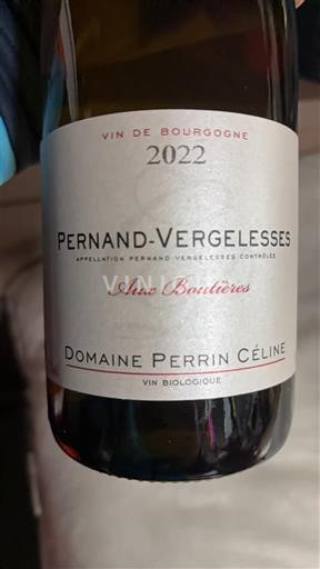 Burgundi Pernand-vergelesses Domaine Perrin Céline Aux Bouttières 2022