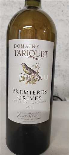Sudoeste Côtes de Gascogne Domaine Tariquet Premières Grives 2018