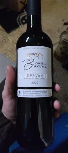 Bordeaux Graves Château Bacchus 2022