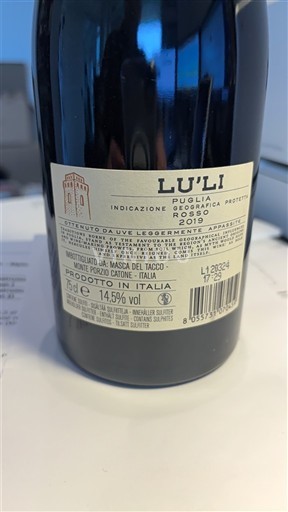 Puglia Niet gespecificeerd Masca del Tacco Lu'Li 2019