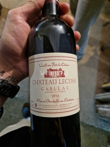 South West Gaillac Château Lecusse Vieilli en Fût de Chêne 2015