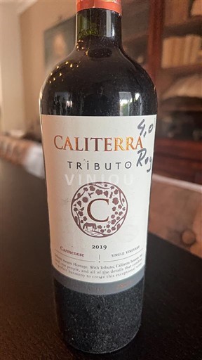 Vinos Rouge sec Tributo Caliterra 2019 Chile Valle del Rapel Valle del Colchagua