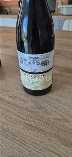 Bourgogne Marsannay Domaine Bart Les Montchenevoy 2017