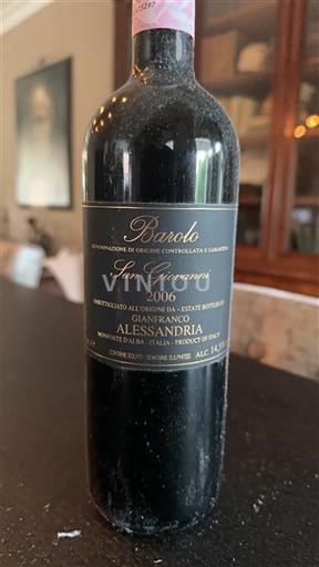 Piemonte Barolo Gianfranco Alessandria San Giovanni 2006