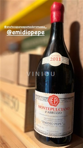 Wijnen Rouge sec Emidio Pepe 2011 Italië Abruzzen Montepulciano d'Abruzzo DOC