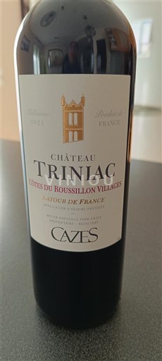 Roussillon Côtes du Roussillon Villages Château Triniac Neleten.