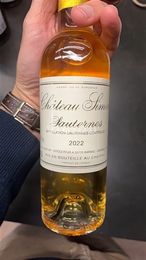 Bordeaux Sauternes Château Simon 2022