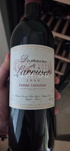 Bordeaux Pessac-Léognan Domaine Larrivet 1996