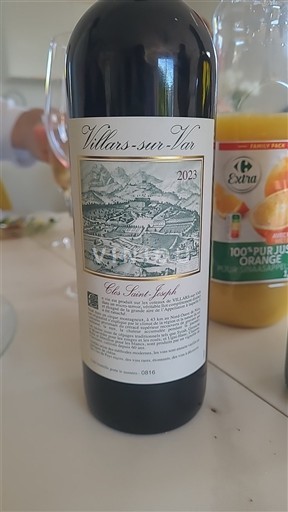Các vùng miền Đông Coteaux de l'Auxois Villars-sur-Var Clos Saint Joseph 2023