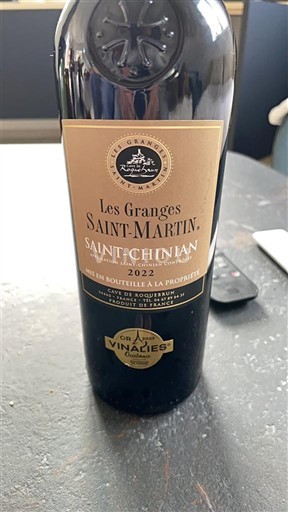 Languedoc Saint-Chinian Les Granges Saint-Martin 2022