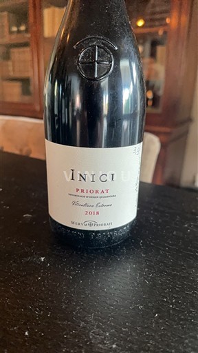 Wijnen Rouge sec Inici Merum Priorati 2018 Spanje Catalonië Priorat DO