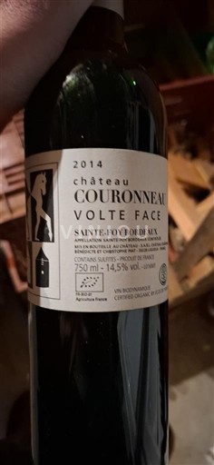 Bordeaux Sainte-Foy-Bordeaux Château Couronneau Volte Face 2014