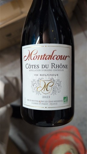 Thung lũng Rhône Côtes-du-rhône Montalcour 2023