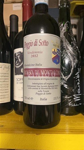 Toscana Rosso de Montalcino Poggio di Sotto 2012