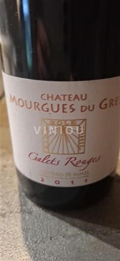 Vallée du Rhône Costières-de-nîmes Château Mourgues du Grès Galets Rouges 2011