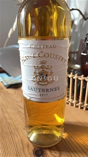 Bordeaux Sauternes Château Haut Coustet 2017