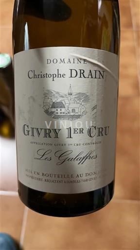 Borgoña Givry Premier Cru Domaine Christophe Drain Les Galaffres 2018