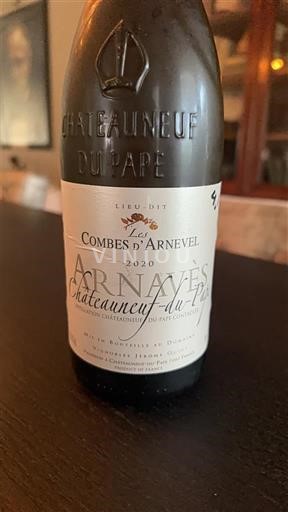 Wijnen Blanc sec Arnaves Les Combes Arnevel 2020 Frankrijk Rhônevallei Châteauneuf-du-Pape AOC