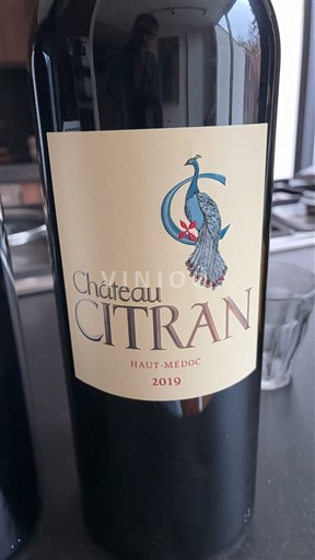 Bordéus Haut-Médoc Château Citran 2019
