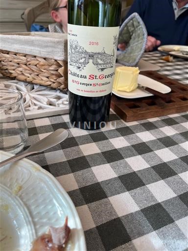 Bordeaux Saint-Georges-Saint-Émilion Château St. Georges 2016