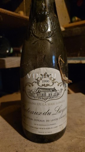 Loirevallei Coteaux du Layon Domaine La Haie Longue 1990