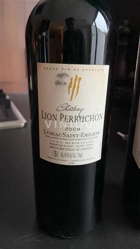 Bordéus Lussac-Saint-Émilion Château Lion Perruchon 2009