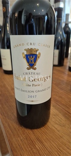 Bordeaux Saint-Émilion Grand Cru Château Saint Georges (Côte Pavie) 2017
