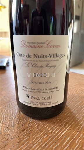 Burgundija Côte de Nuits Villages Domaine Cornu Le Clos de Magny 2023