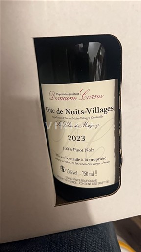 Burgundsko Côte de nuits villages Domaine Cornu Le Clos de Magny 2023