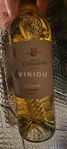 Sydvestfrankrig Jurançon Domaine Cinquau L'Envie 2022