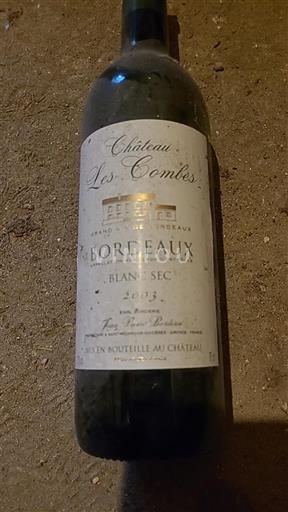 Bordeaux Château Les Combes 2003