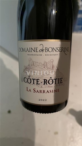 Thung lũng Rhône Côte-rôtie Domaine Bonserine La Sarrasine 2022