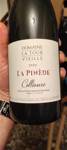 Roussillon Collioure Domaine La Tour Vieille La Pinède 2020