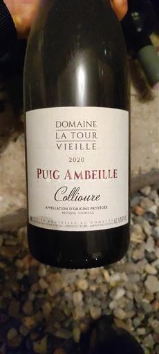Roussillon Collioure Domaine La Tour Vieille Puig Ambeille 2020